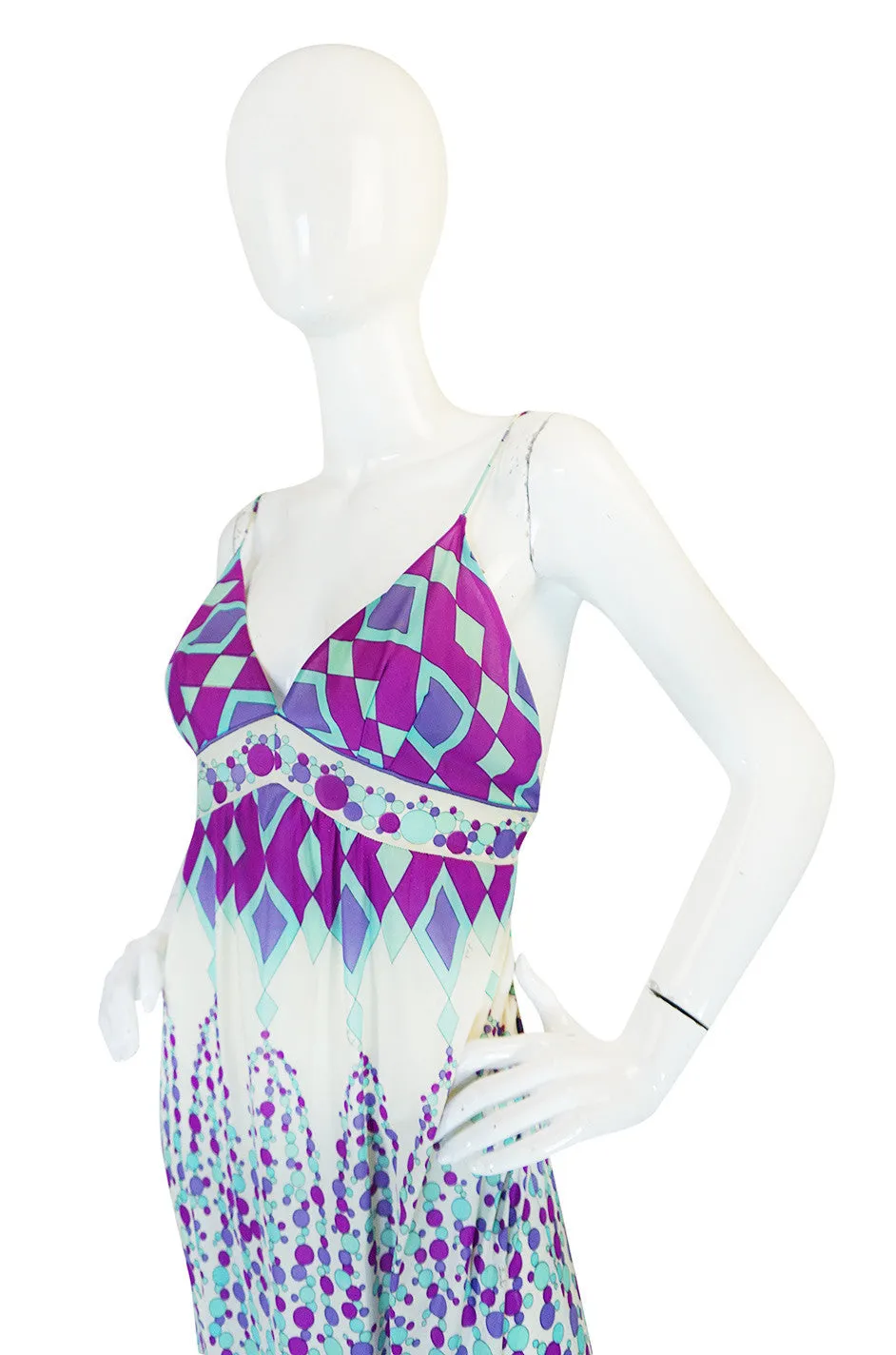 1960s Geometric Print Emilio Pucci for Formfit Rogers