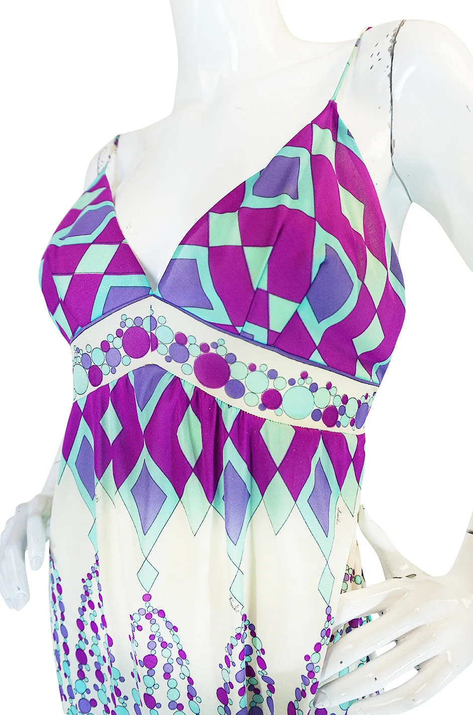 1960s Geometric Print Emilio Pucci for Formfit Rogers