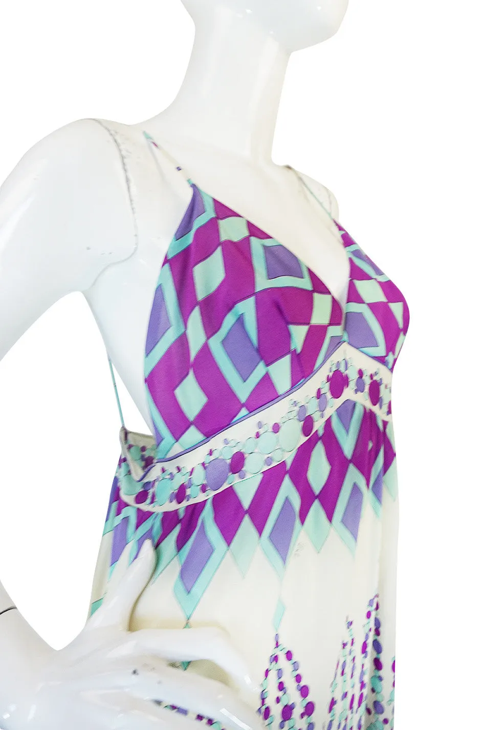 1960s Geometric Print Emilio Pucci for Formfit Rogers