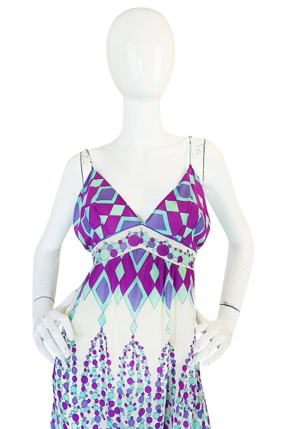 1960s Geometric Print Emilio Pucci for Formfit Rogers