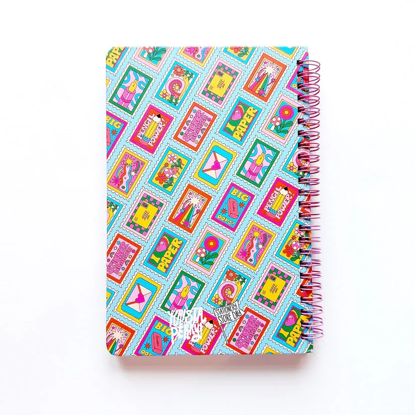 2024 Stamp Pattern Notebook