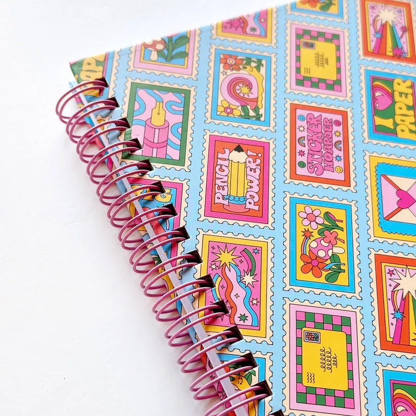 2024 Stamp Pattern Notebook