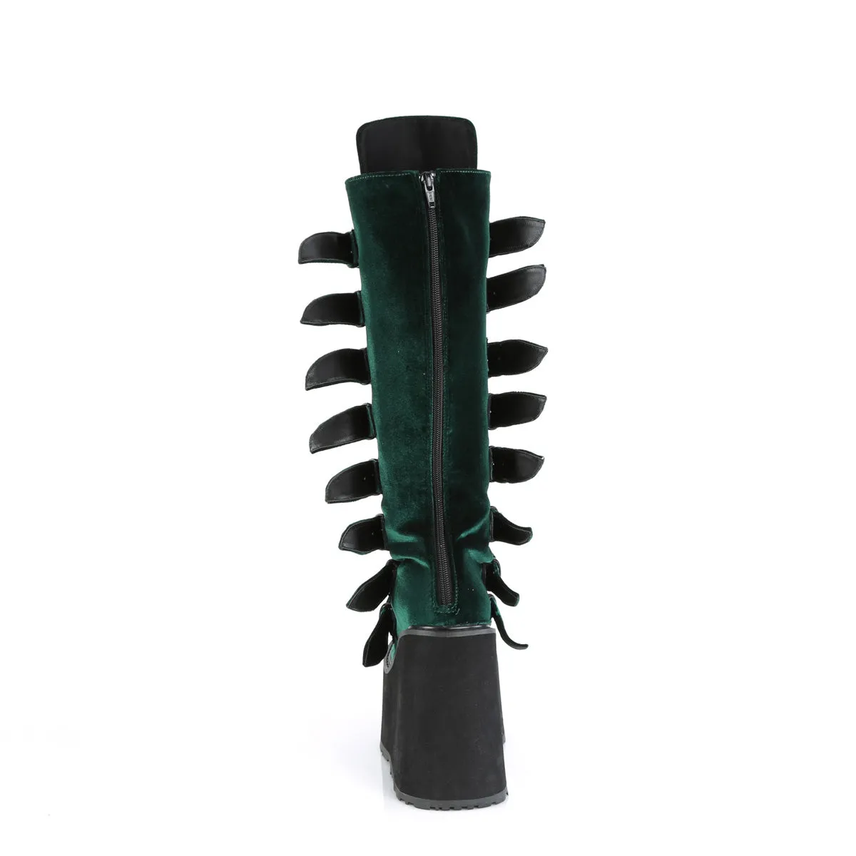 5 Inch Platform SWING-815 Emerald Velvet