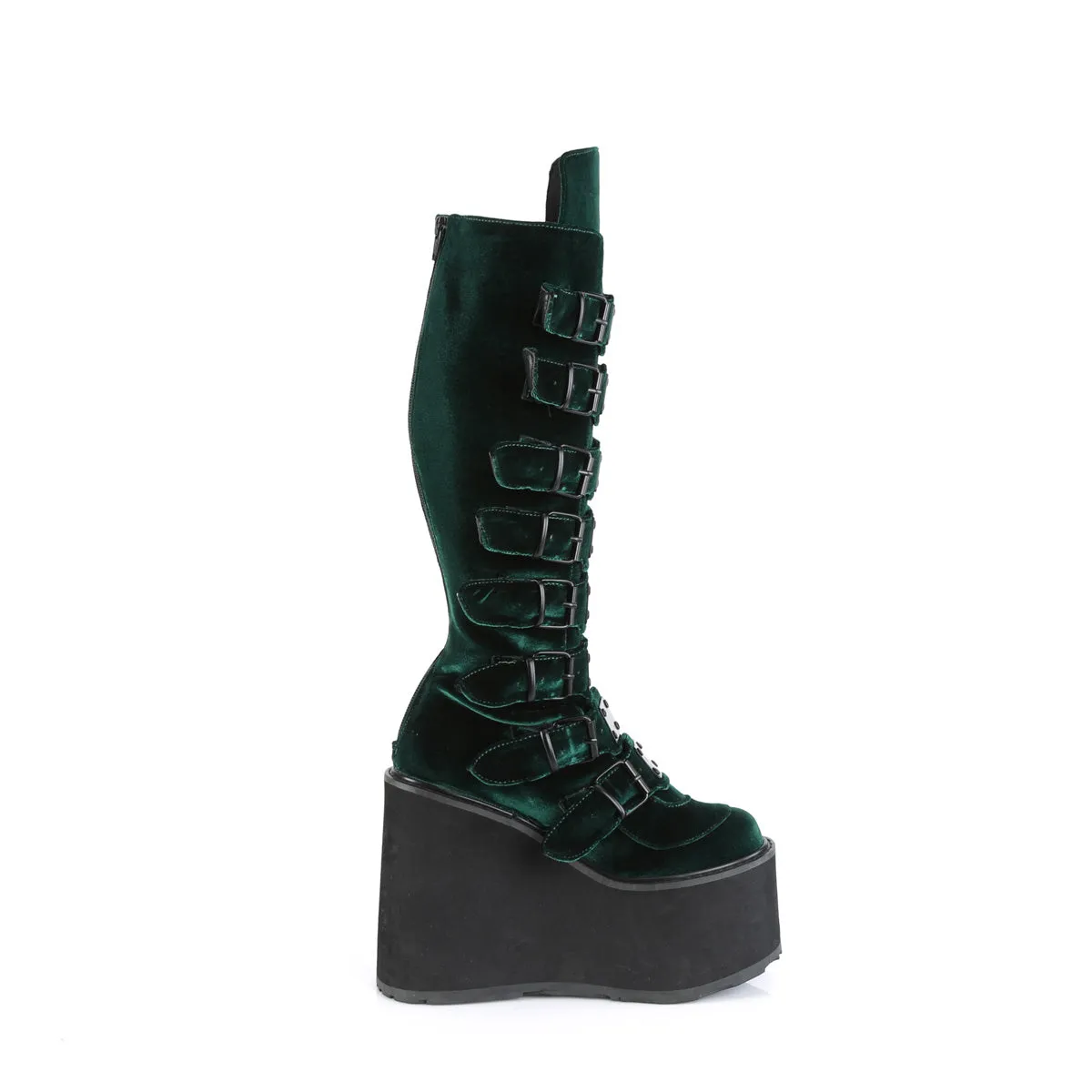 5 Inch Platform SWING-815 Emerald Velvet