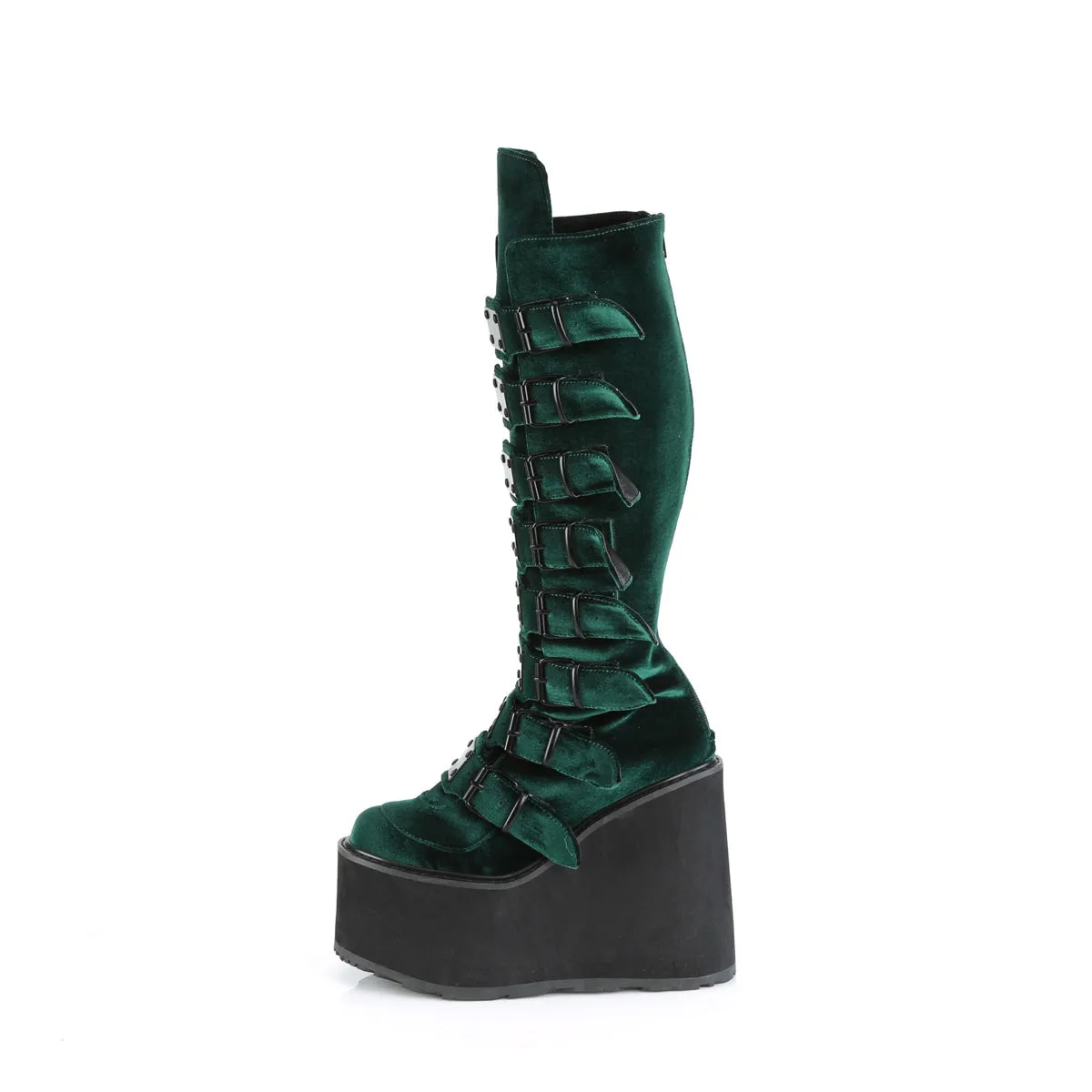 5 Inch Platform SWING-815 Emerald Velvet