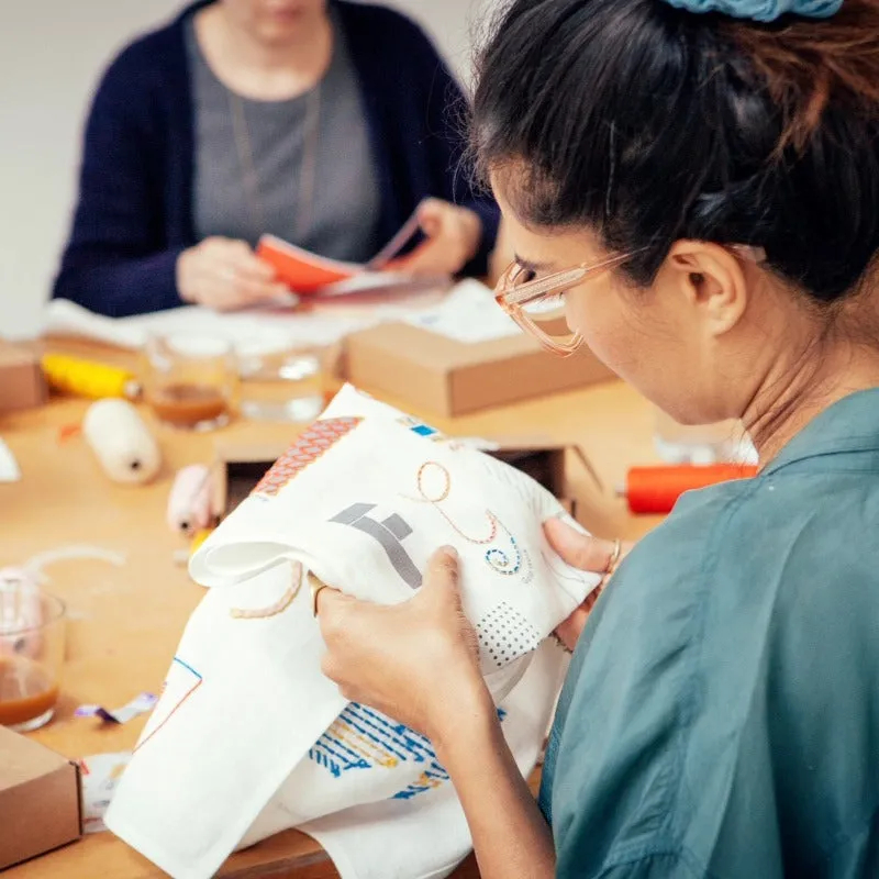 50 Stitch Embroidery Sampler Workshop by Stitch-School with Melanie Bowles