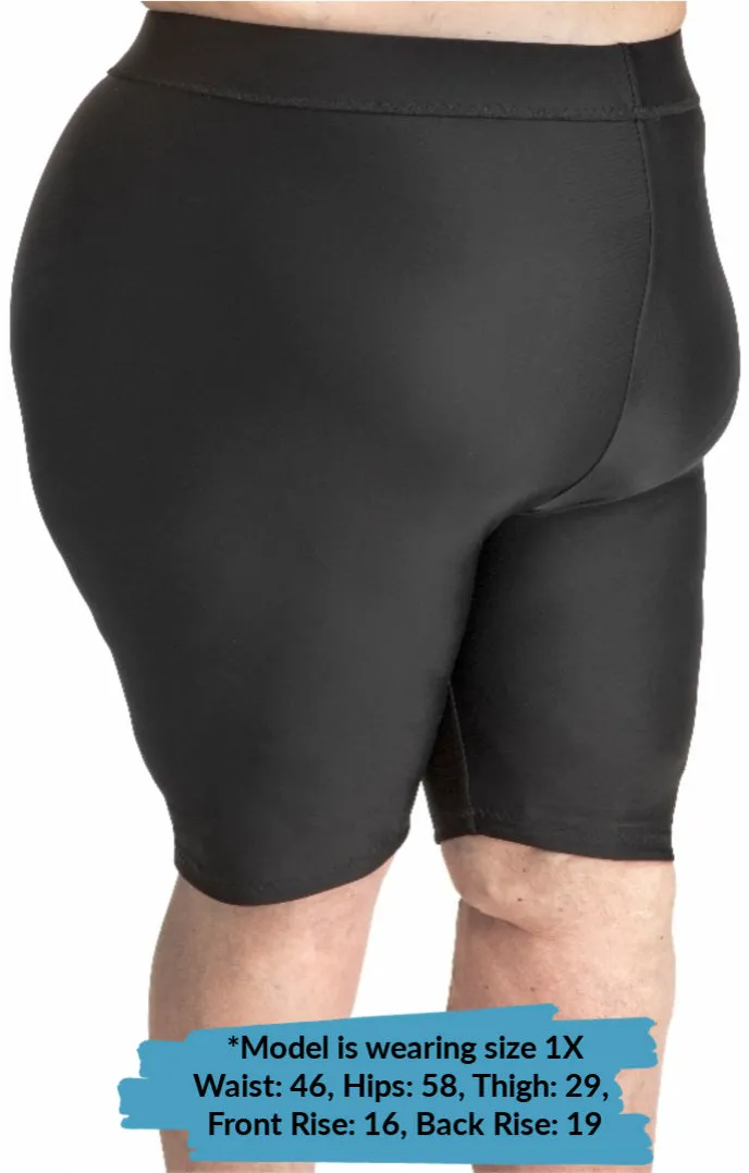 614S, High Waist Compression Shorts  -  Layer Over Stockings