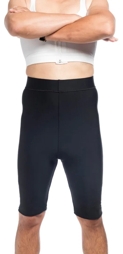 614S, High Waist Compression Shorts  -  Layer Over Stockings