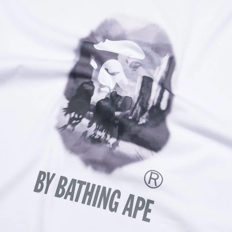 A Bathing Ape Painting By Bathing Ape Tee - White