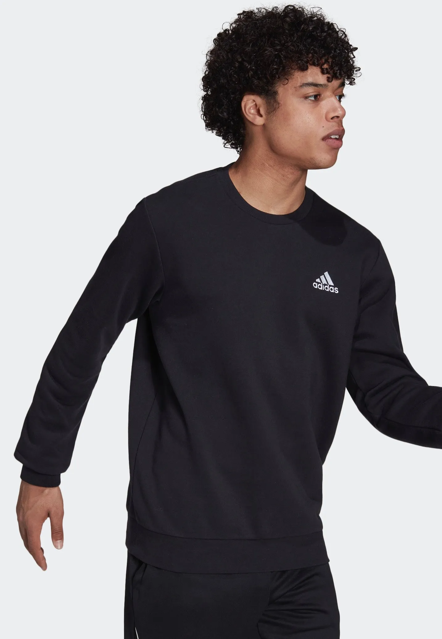 Adidas - M Feelcozy Swt Black/White - Sweater