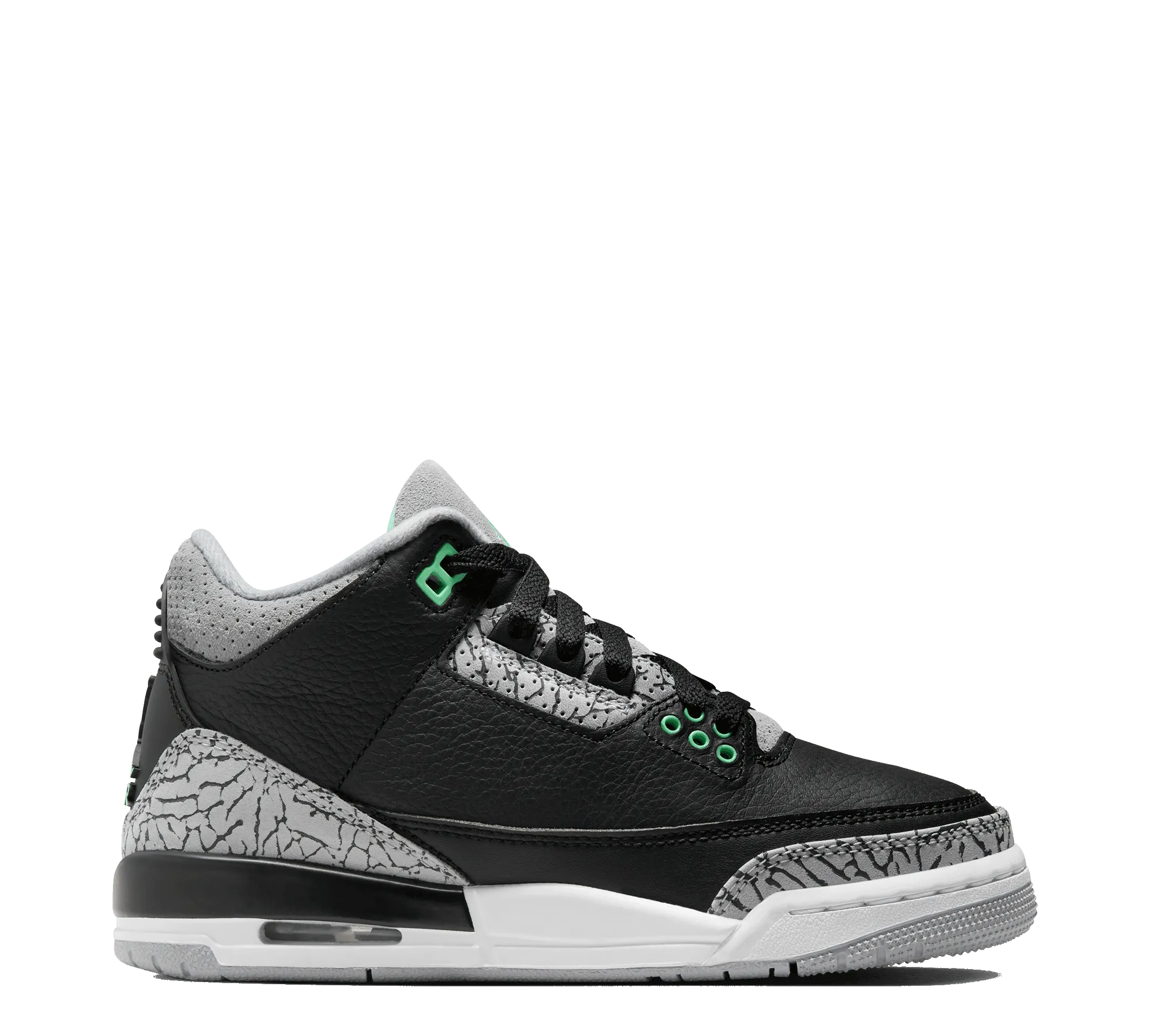 Air Jordan 3 Retro GS "Green Glow" (Grade School)