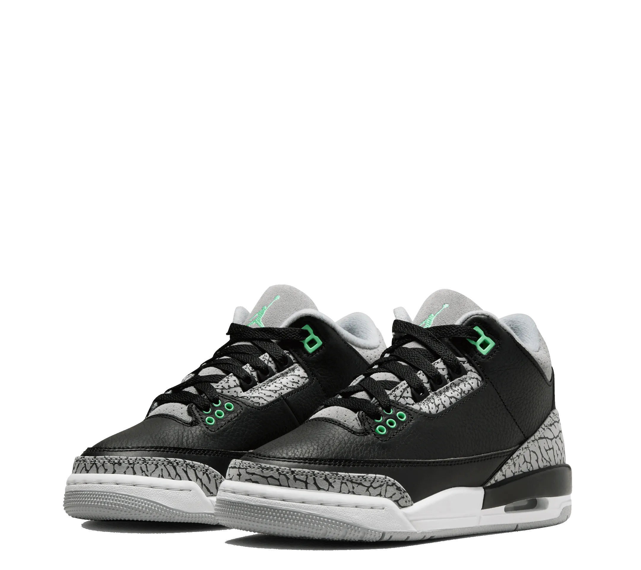 Air Jordan 3 Retro GS "Green Glow" (Grade School)