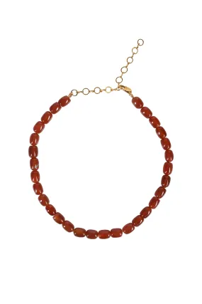 Alouette Design
 Barrel Necklace - Amber