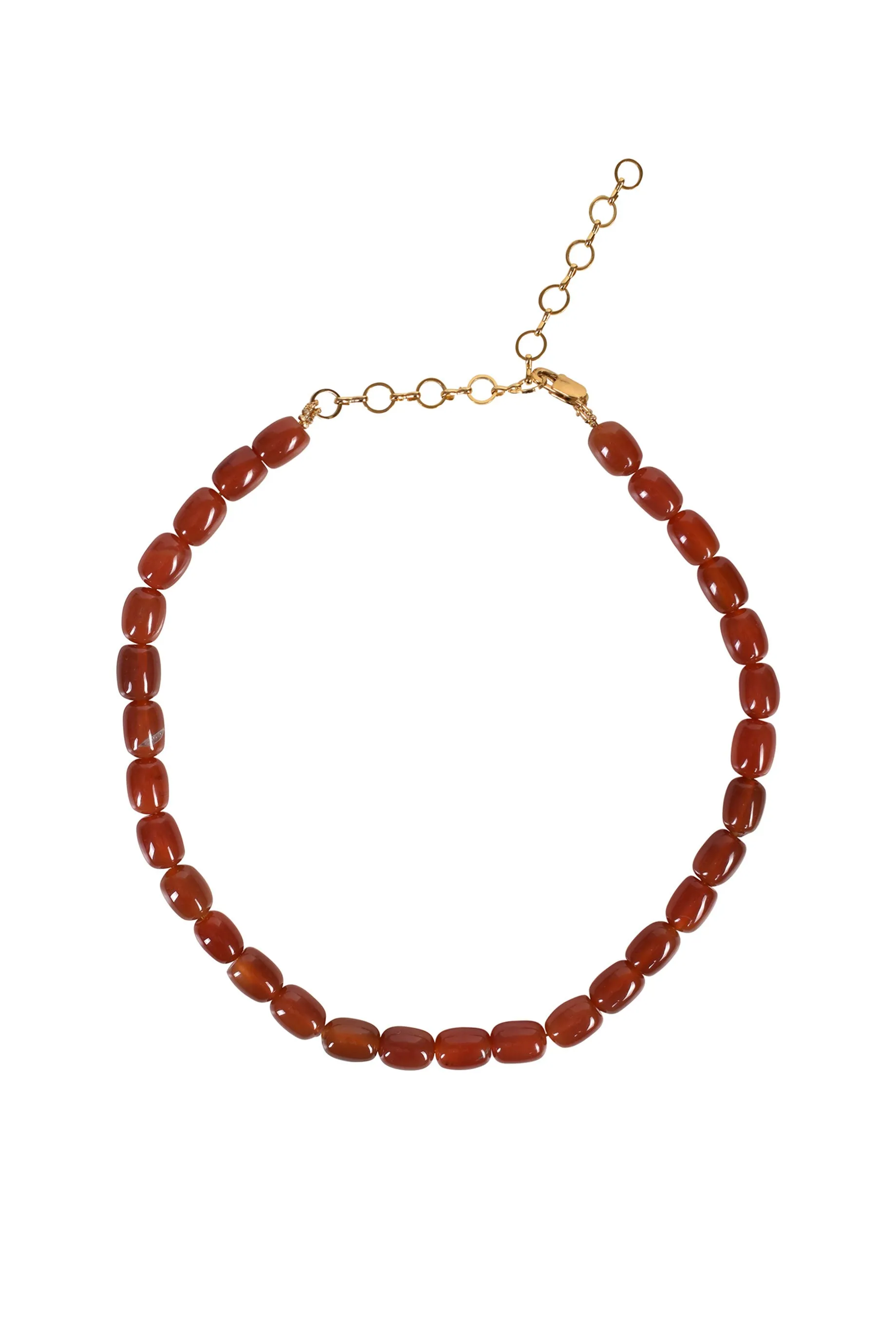 Alouette Design
 Barrel Necklace - Amber