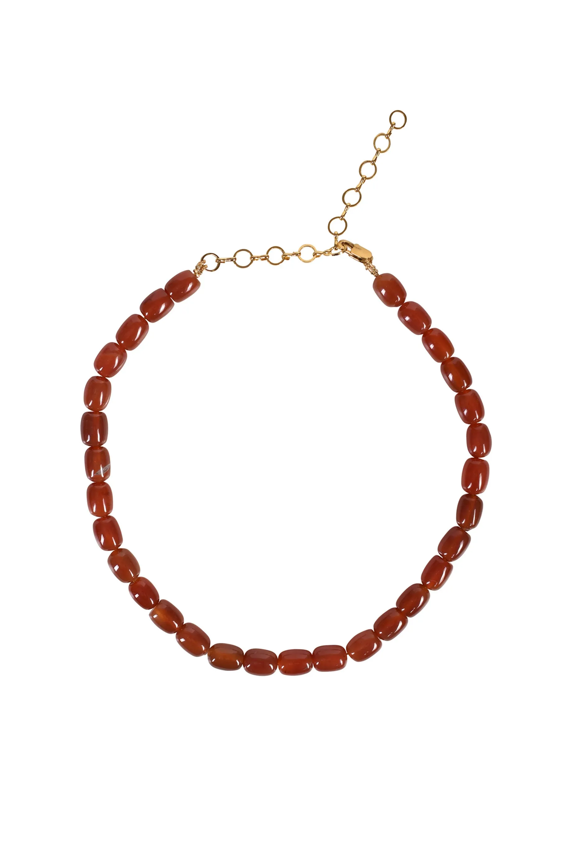 Alouette Design
 Barrel Necklace - Amber