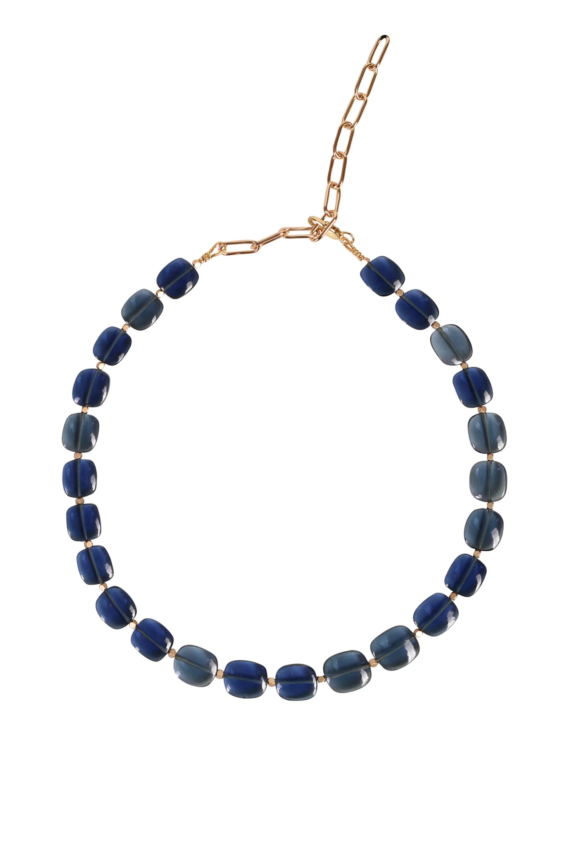 Alouette Design
 Barrel Necklace - Lapis