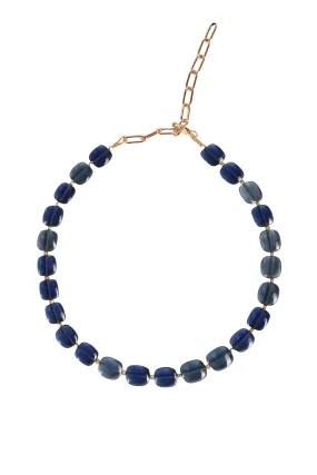 Alouette Design
 Barrel Necklace - Lapis