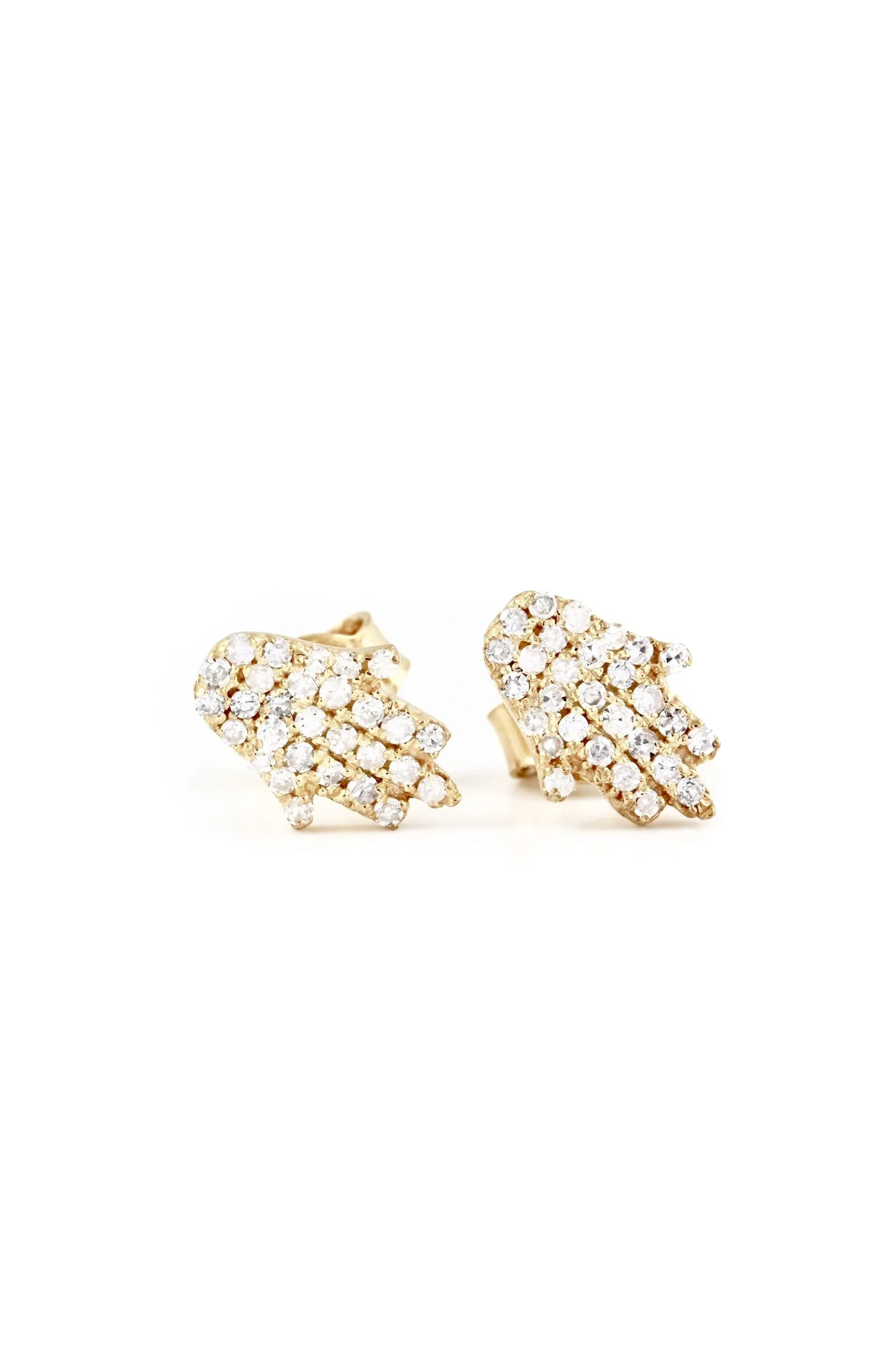 Alouette Design
 Hamsa Studs - Gold