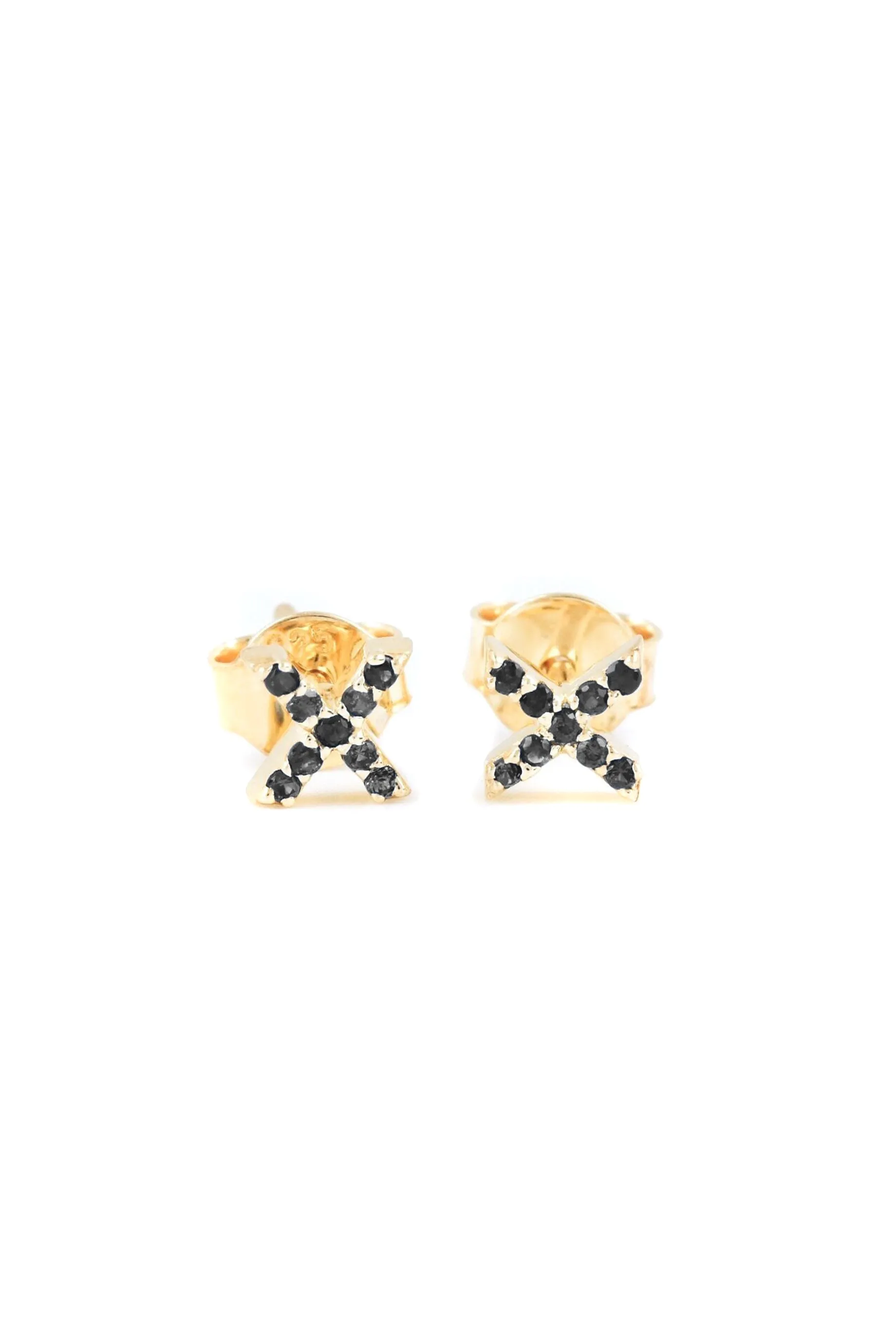 Alouette Design
 Kiss Studs - Black