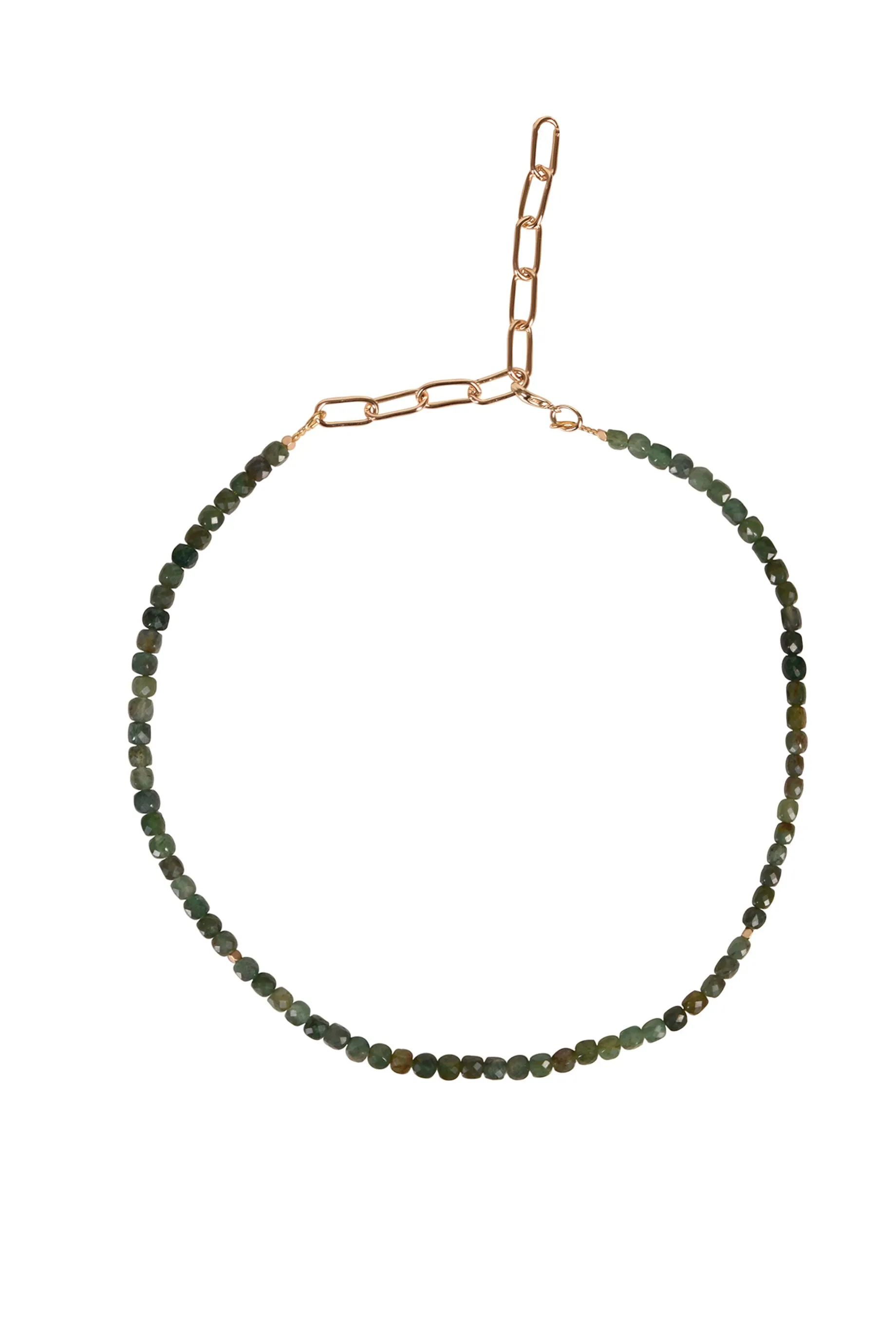 Alouette Design
 Square Necklace - Olive