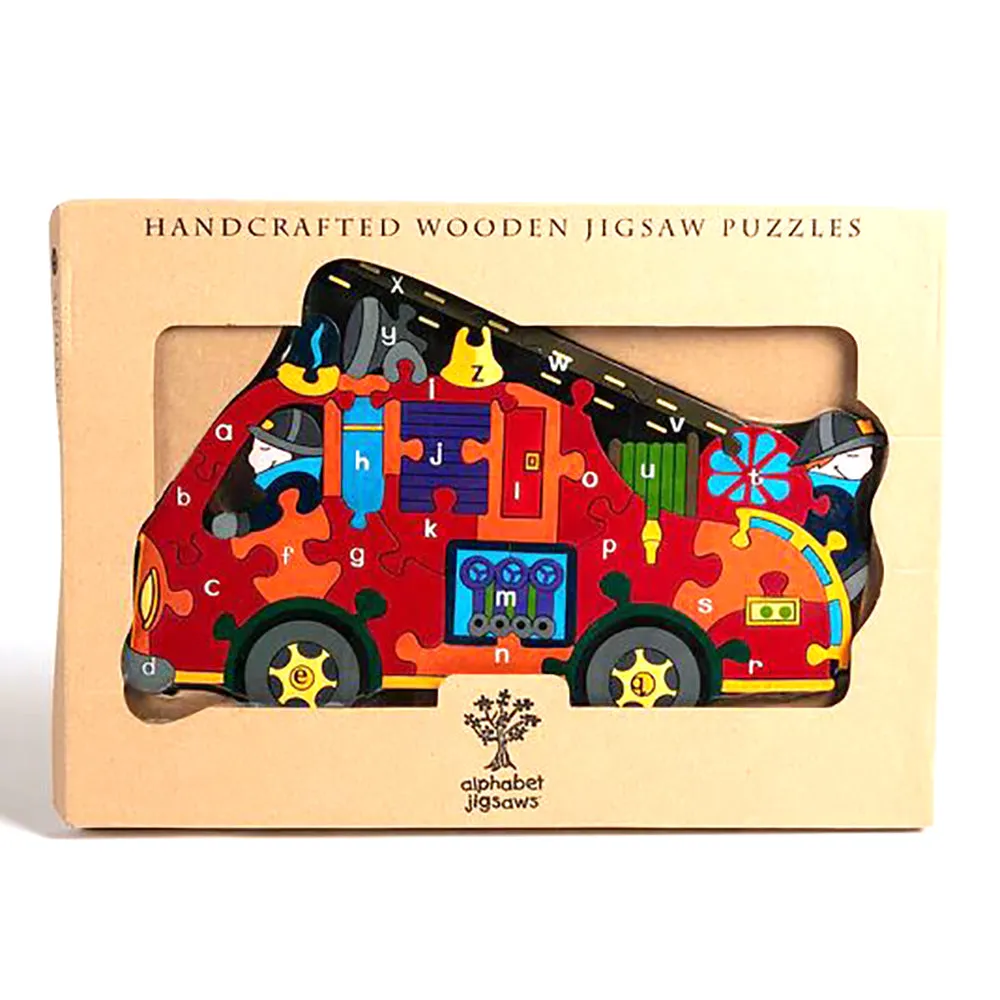 Alphabet Fire Engine Jigsaw Puzzle