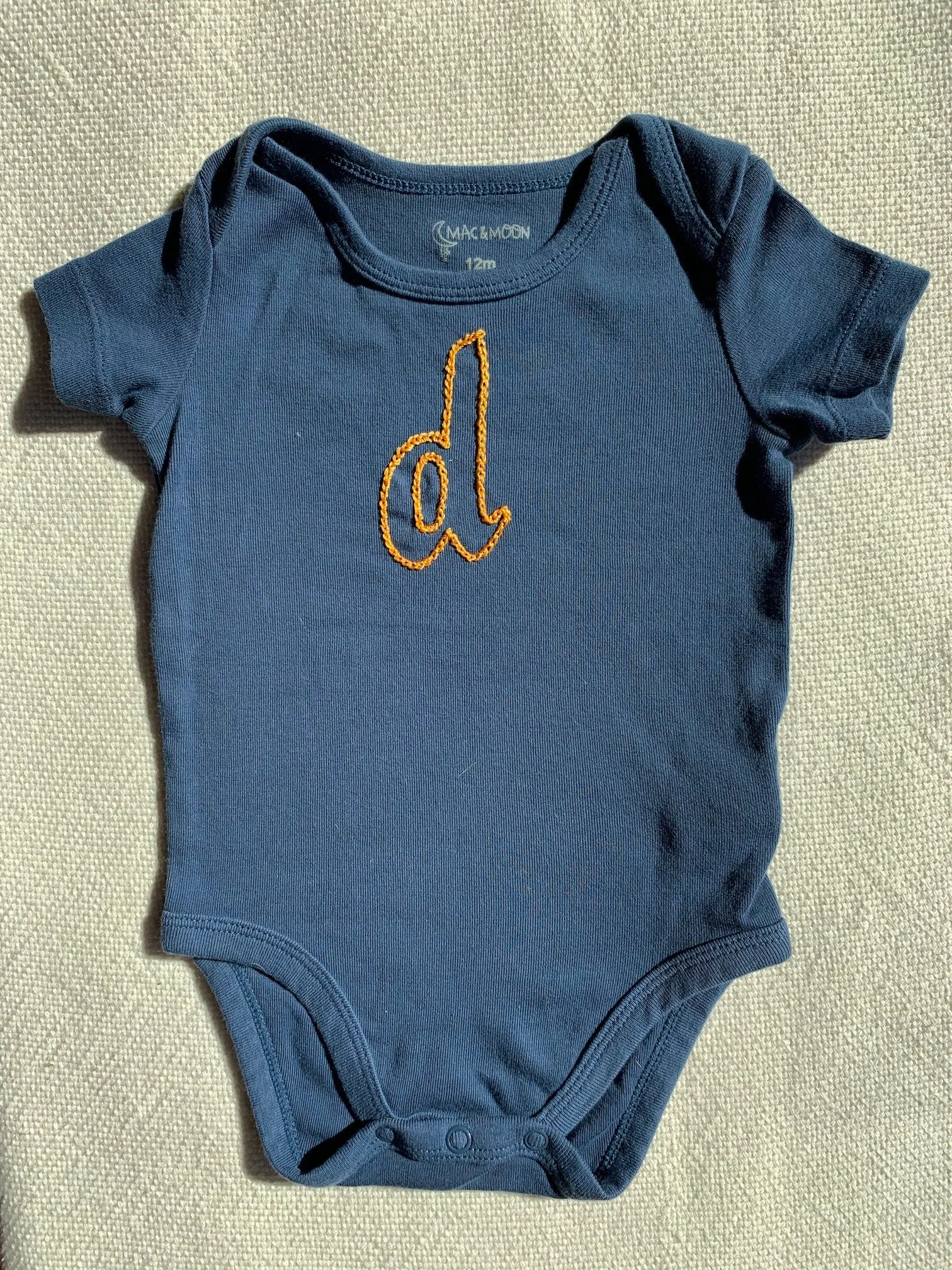 Alphabet Soup Onesies | 12 Months Short Sleeve