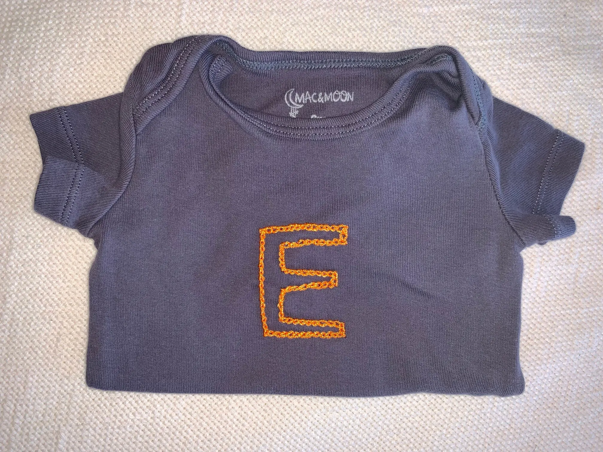 Alphabet Soup Onesies | 6 Months Short Sleeve