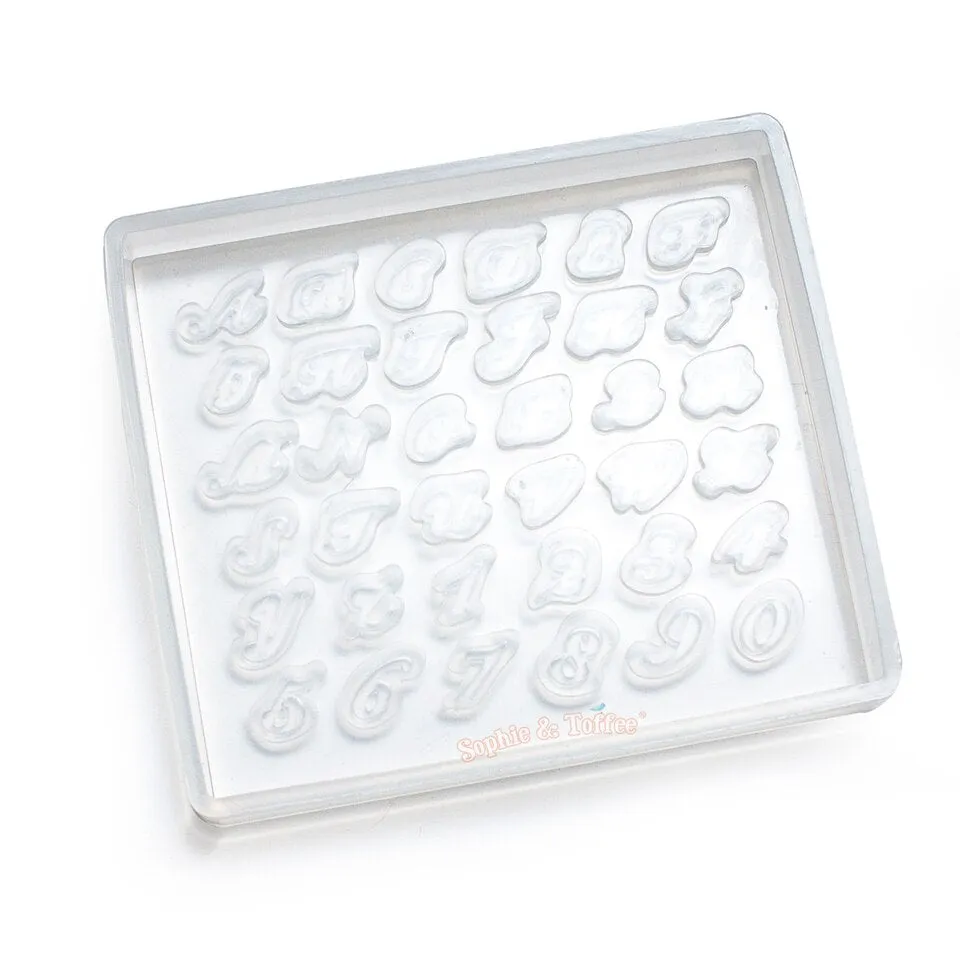 Alphabets Silicone Resin Mold