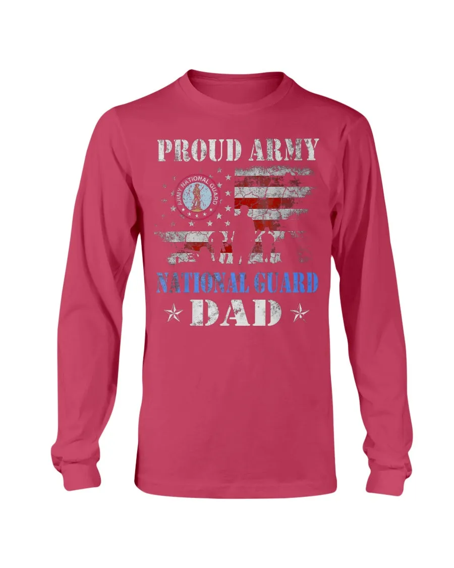 Army National Guard Dad Grunge T-shirts