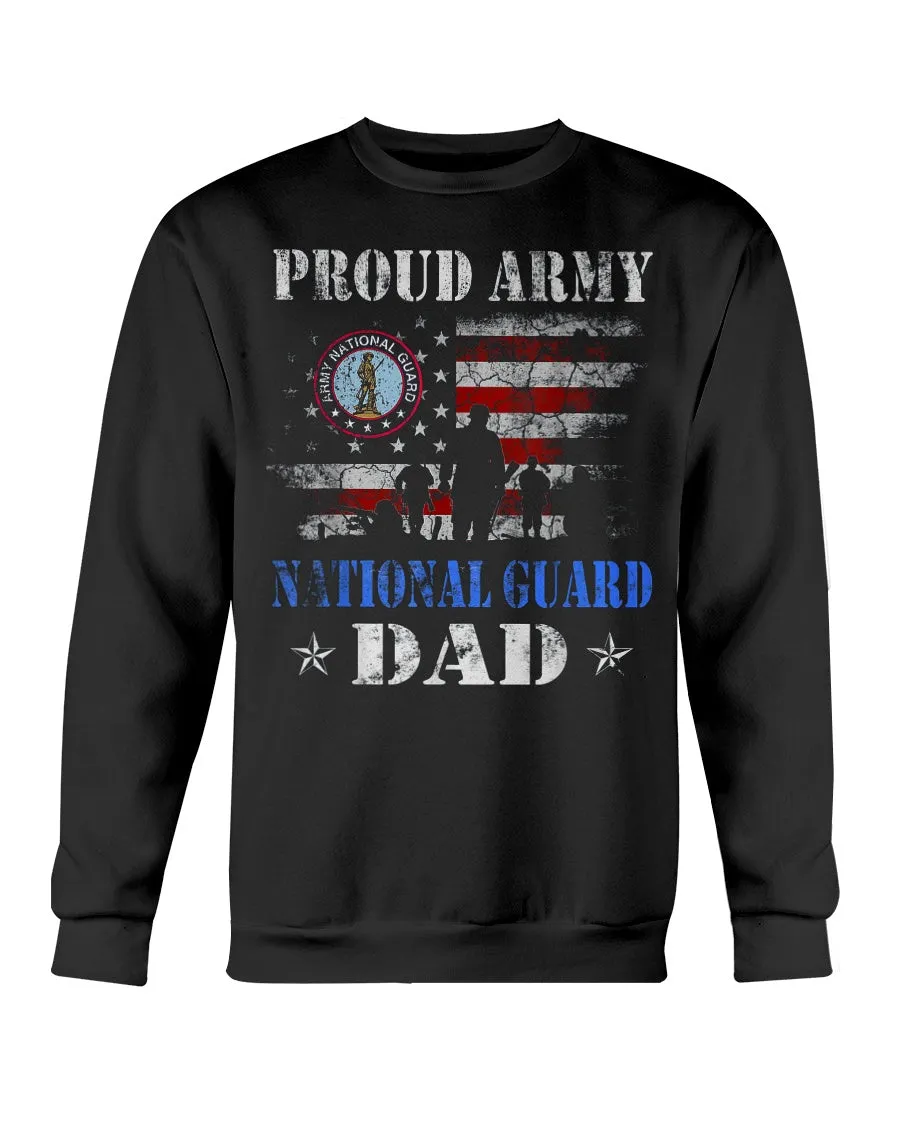 Army National Guard Dad Grunge T-shirts