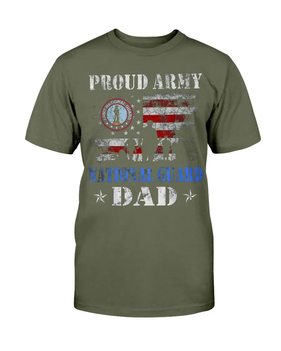 Army National Guard Dad Grunge T-shirts