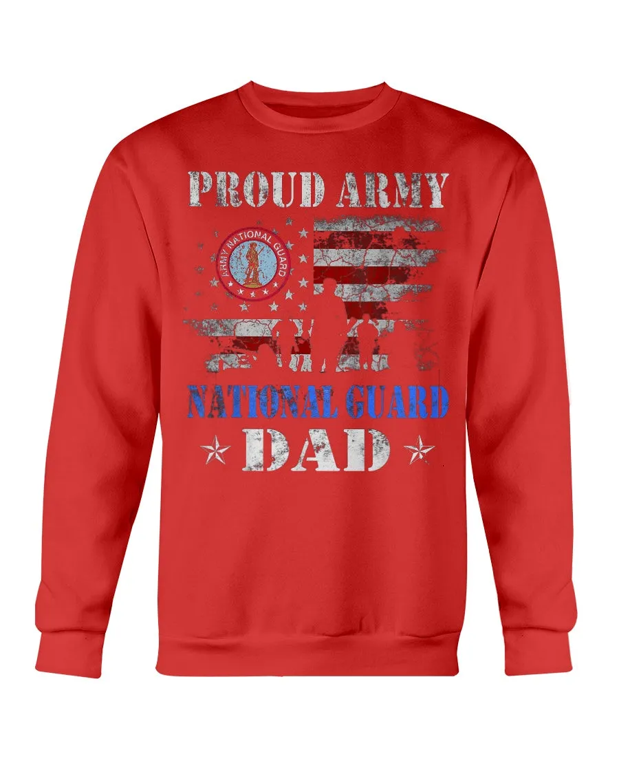 Army National Guard Dad Grunge T-shirts