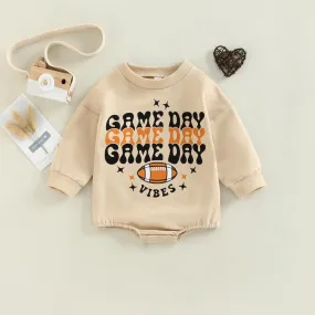 Baby Alphabet Rugby Print Romper Wholesale Baby Clothes