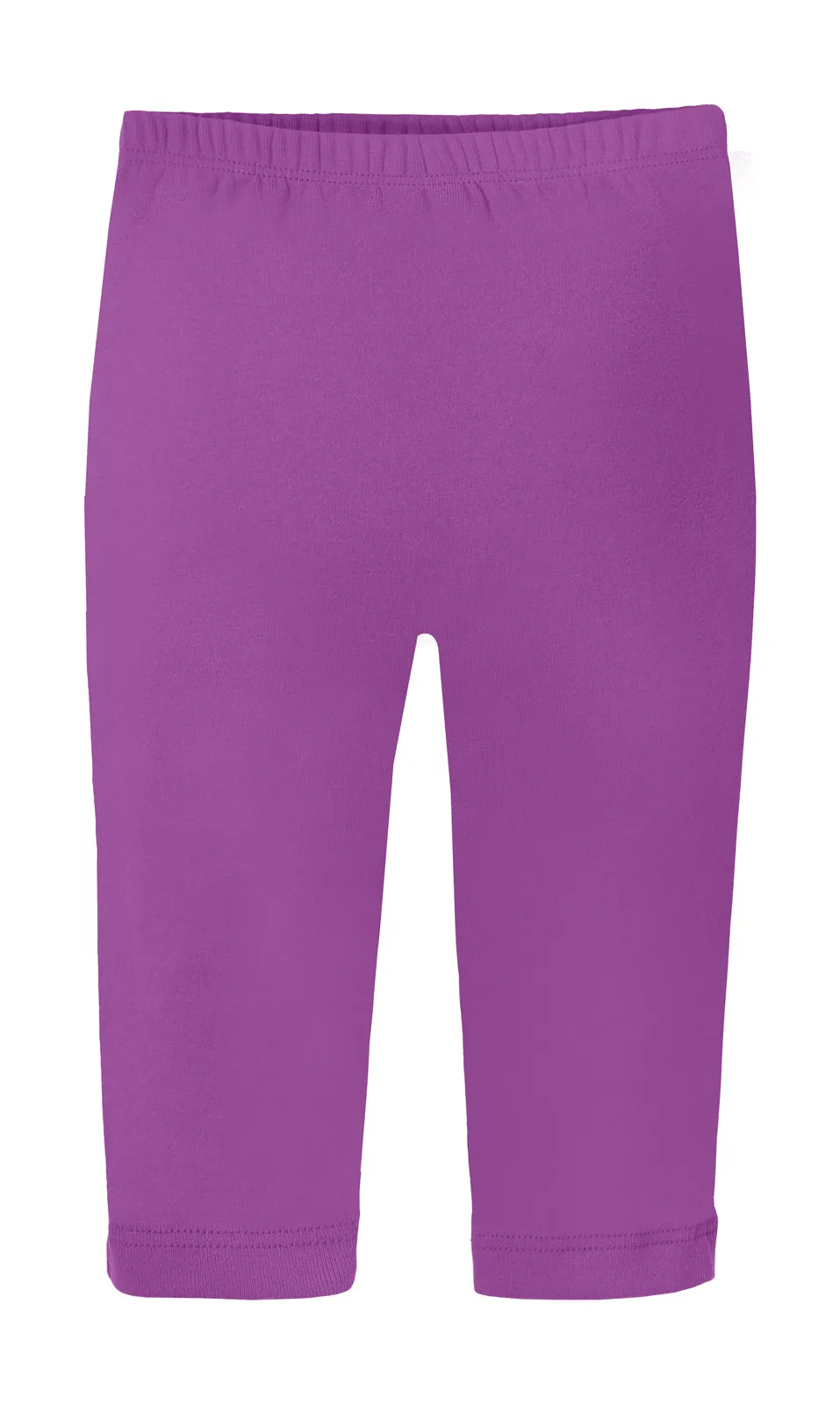 Baby Ruffle Butt Soft Cotton Leggings | Plum