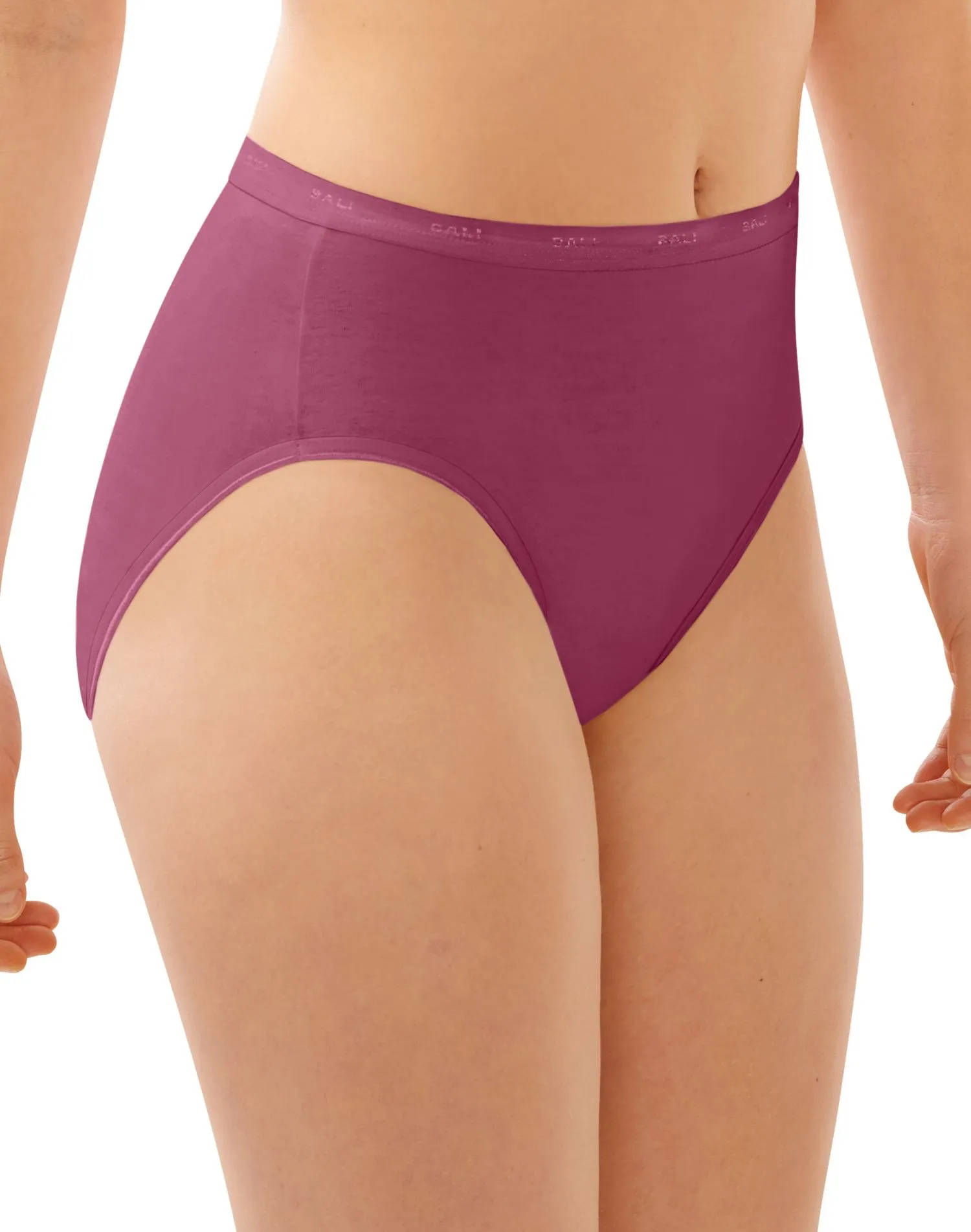 Bali Womens Full-Cut Fit Hi-Cut Panty