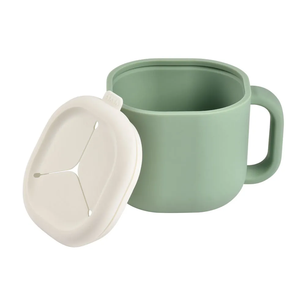 Beaba Silicone Snack Cup - Sage