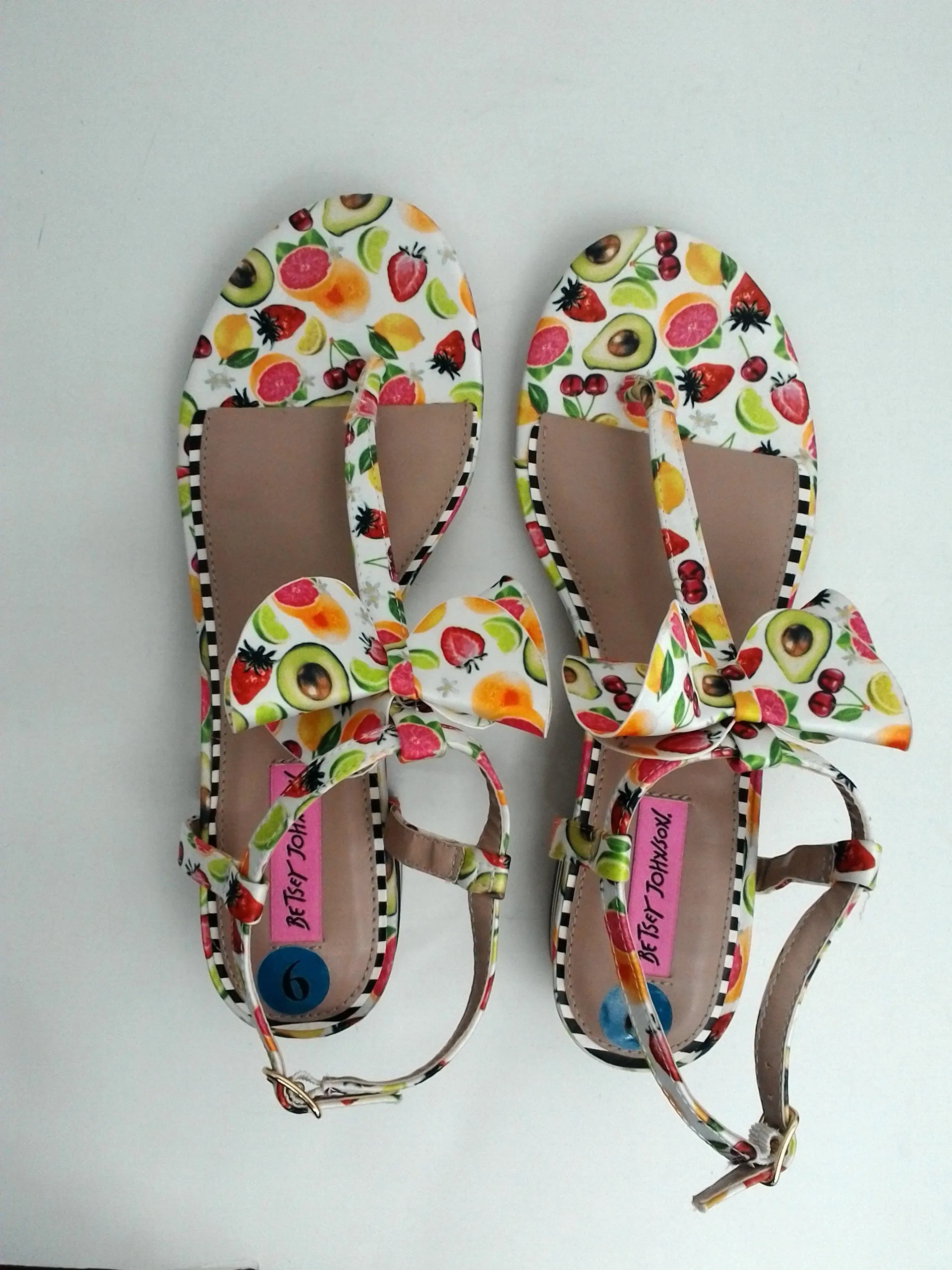 Betsey Johnson Women's Austen Multi Color Sandal Size 9