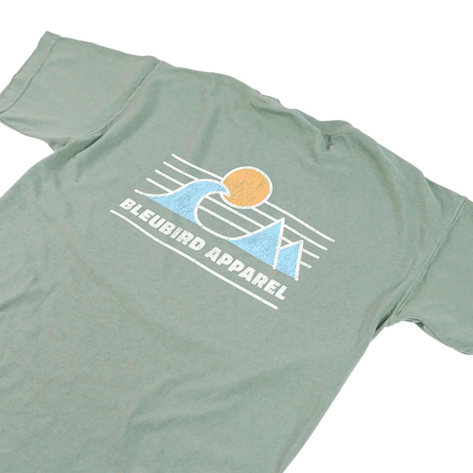 Bleubird Horizon Crew Neck Short Sleeve T-Shirt