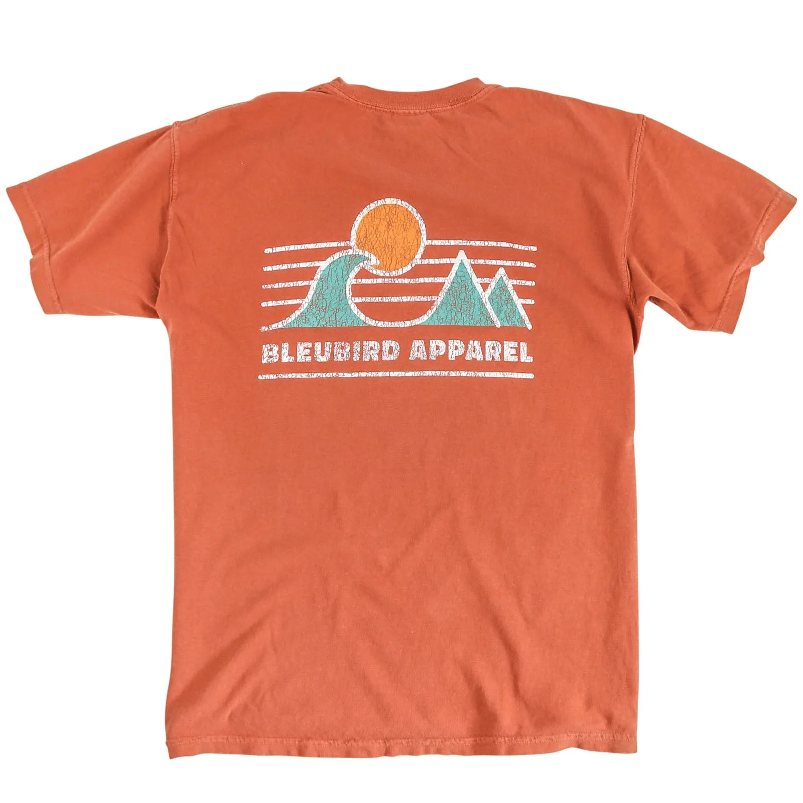 Bleubird Horizon Crew Neck Short Sleeve T-Shirt