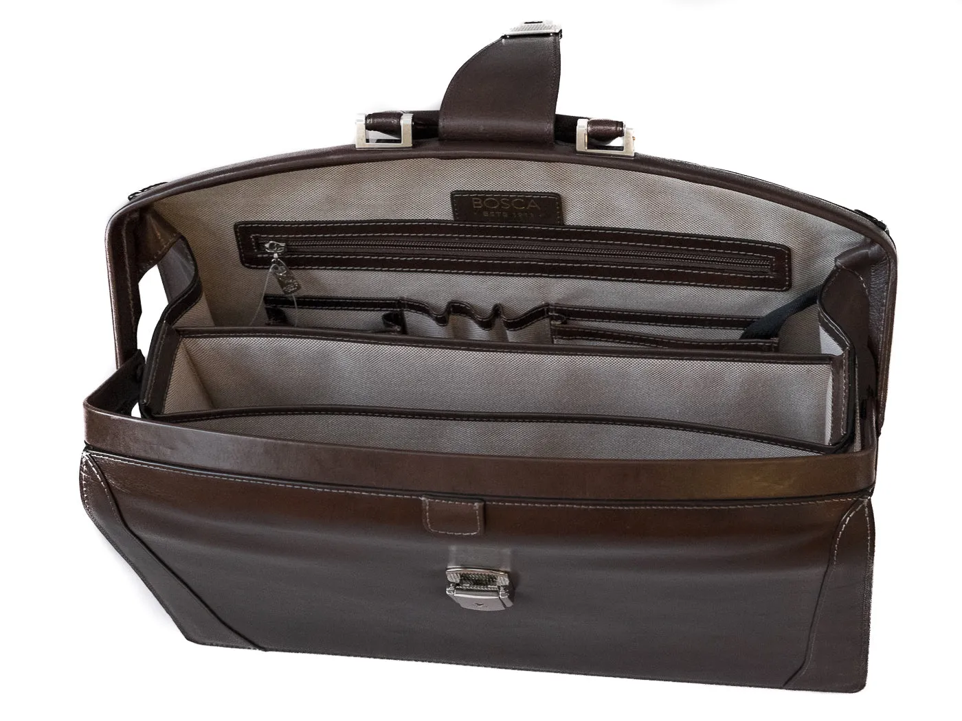 Bosca Old Leather Collection Partners Briefcase