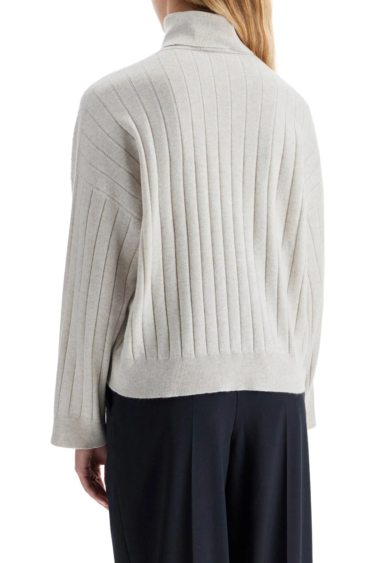 BRUNELLO CUCINELLI high-neck cashmere pullover sweater