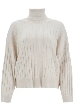 BRUNELLO CUCINELLI high-neck cashmere pullover sweater