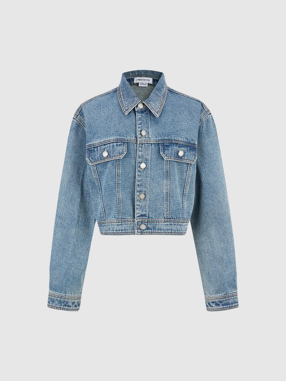 Button Up Loose Denim Jacket