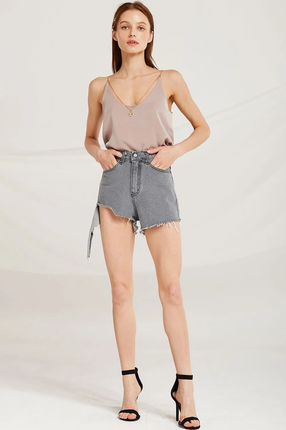 Cara Cut Off Denim Shorts