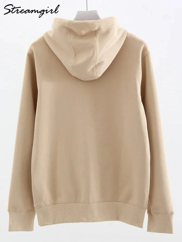 Casual Winter Hoodies For Women with Velvety Fleece