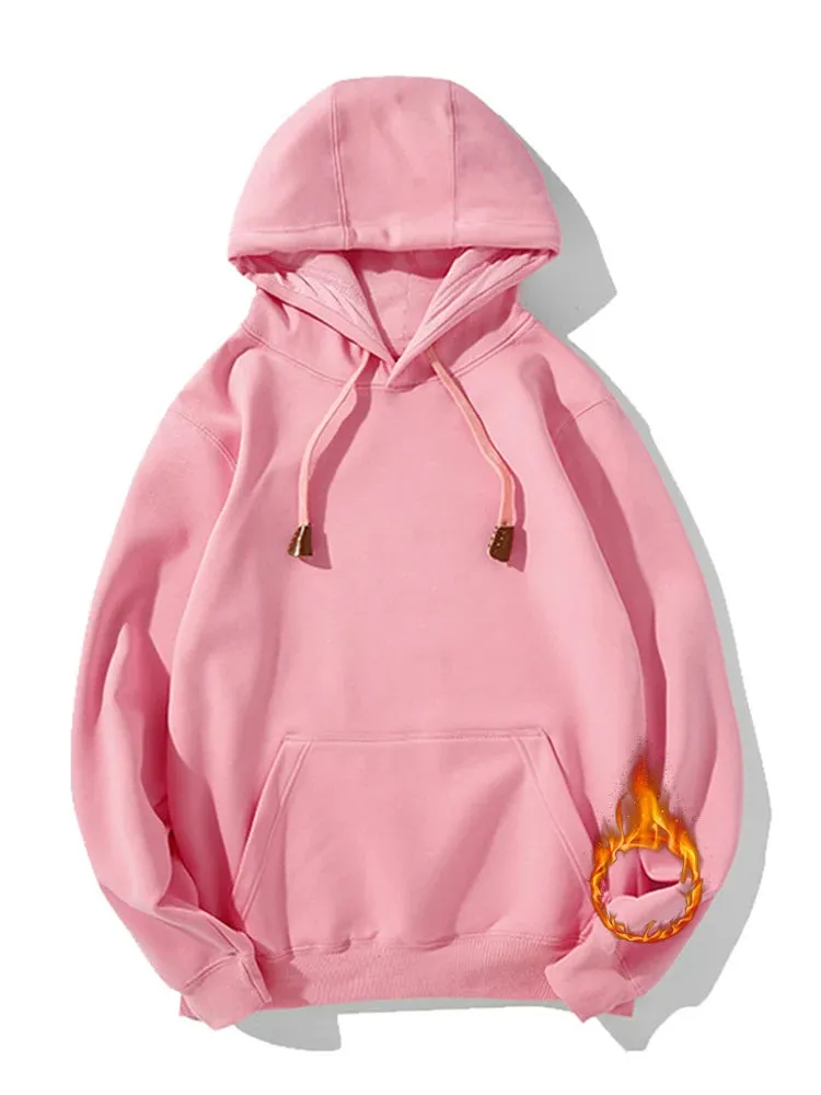 Casual Winter Hoodies For Women with Velvety Fleece