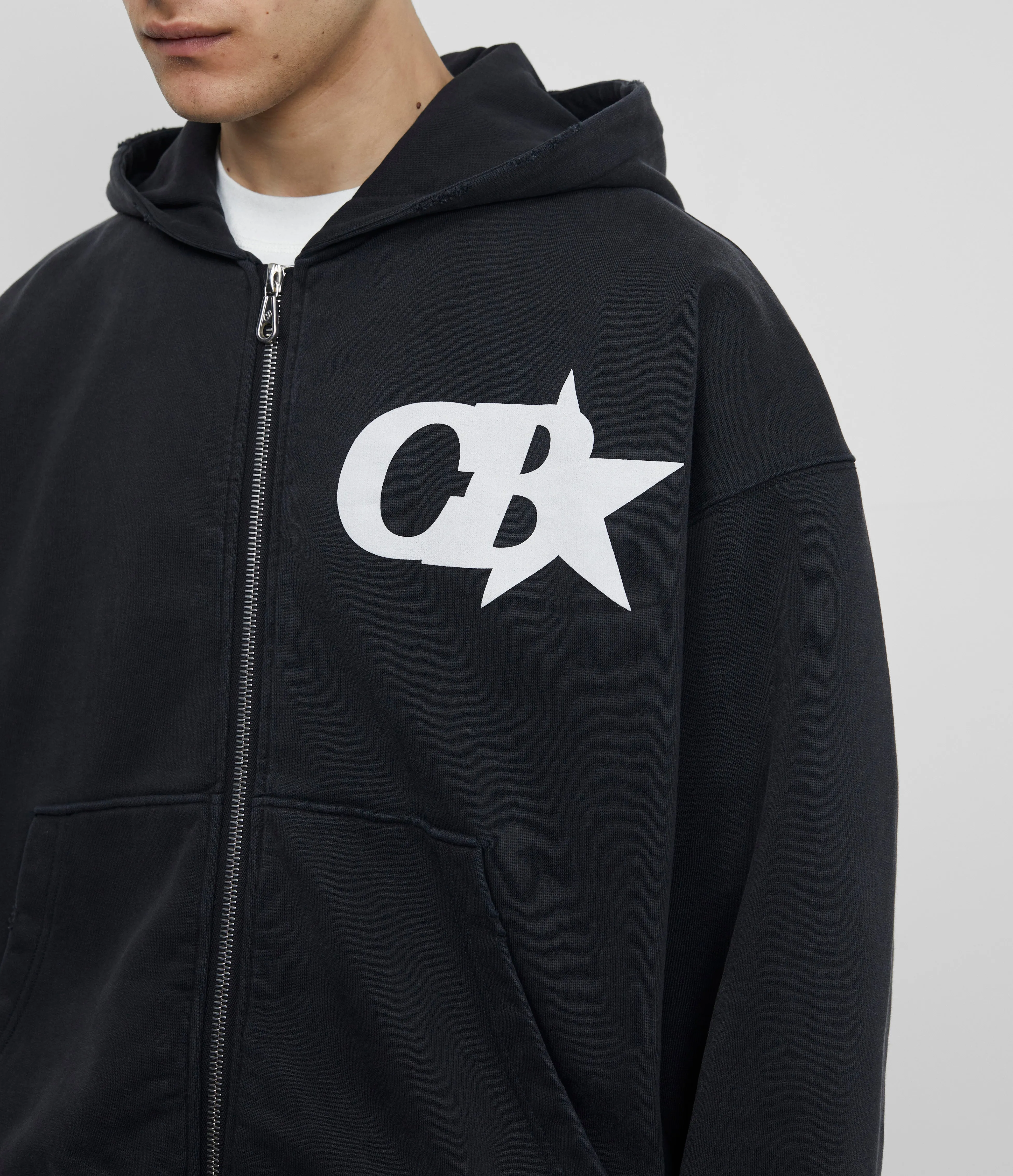 CB STAR ZIPPED HOODIE