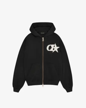 CB STAR ZIPPED HOODIE