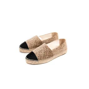 Chanel Velvet CC Espadrilles