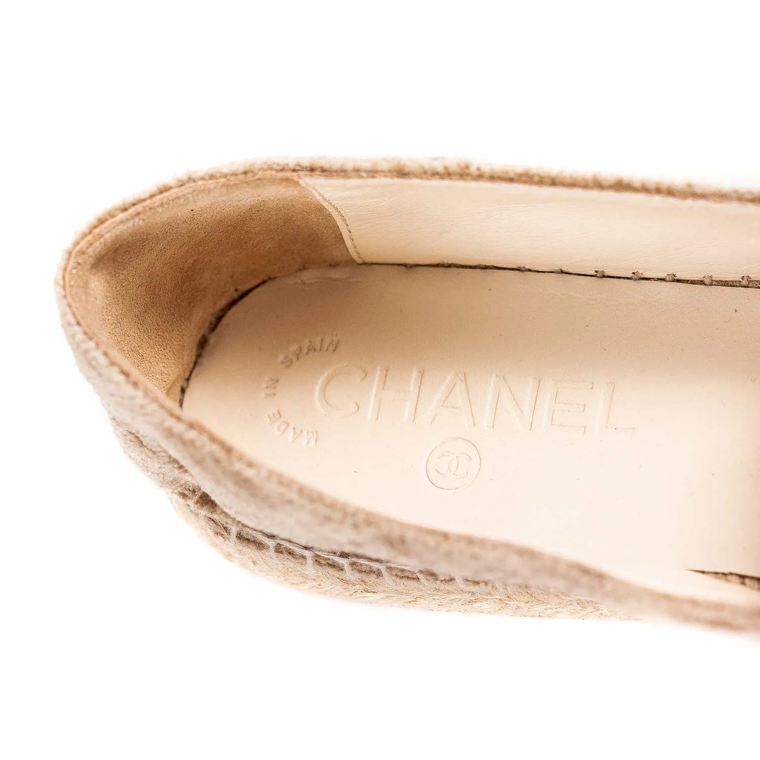 Chanel Velvet CC Espadrilles